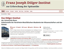 Tablet Screenshot of antike-und-christentum.de